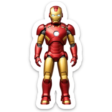 ıron man robot sticker