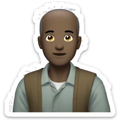 bıyıklı anime kzı sticker