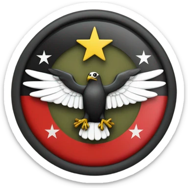 Syria 3 star sticker