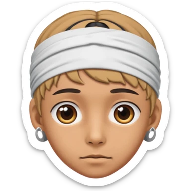 i want asta from black with his head band sticker