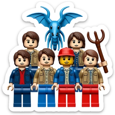 Stranger things ligo sticker
