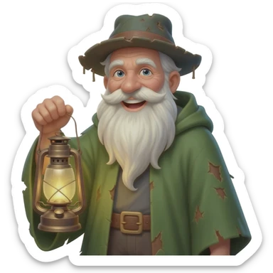 Grandpa from fairytale sticker