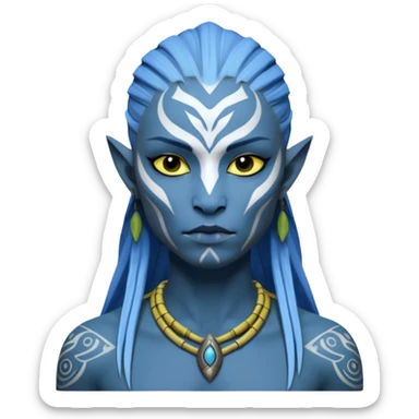 A na'vi (metkayina clan) sticker