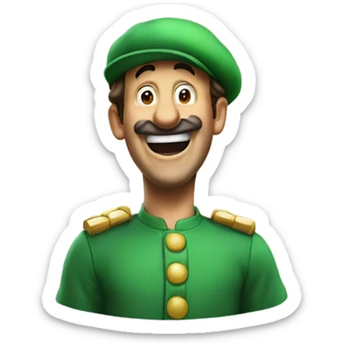 Luigi Mangione laughing sticker