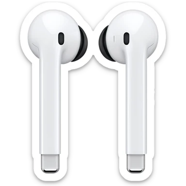 wireless earpods sticker