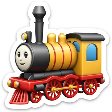  toy train pist sticker