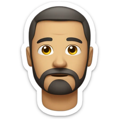 a sad fitness trainer sticker