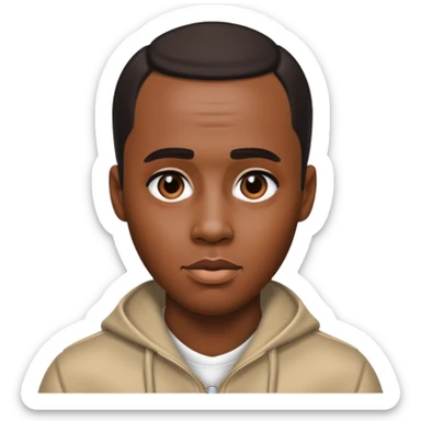 diddy wearing makeup sticker