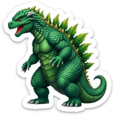 Godzilla sticker