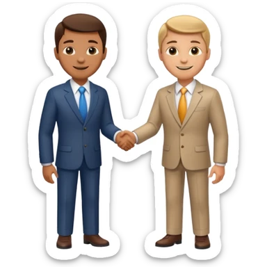 Shake hands  sticker