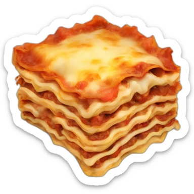 A Lasagna dish sticker