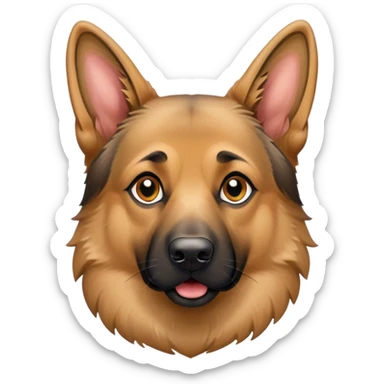 German Shepard dog sticker