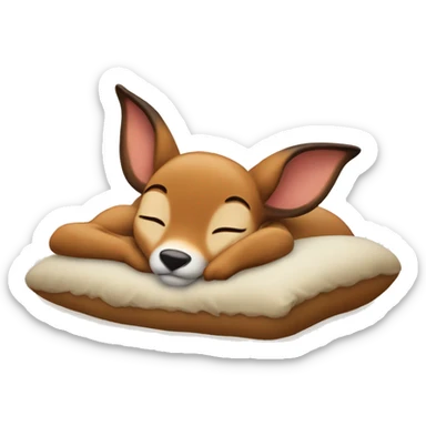 Bambi sleeping sticker