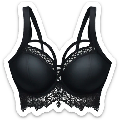 Gothic bra sticker