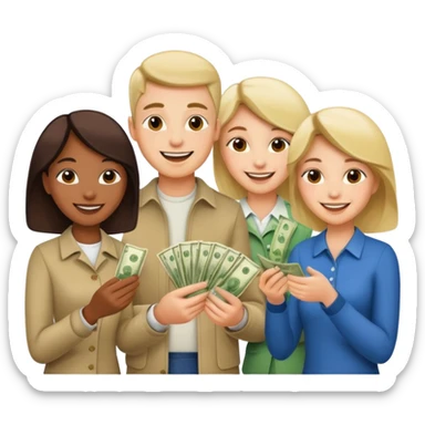moneymaking group sticker