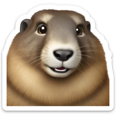 working marmot sticker