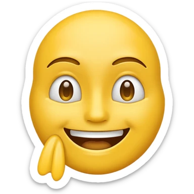 Emoji What's appa silence sticker