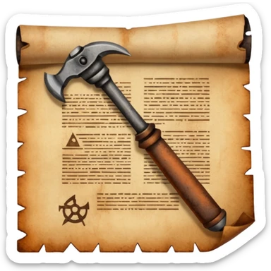 Ancient Tools + Printing Revolution sticker