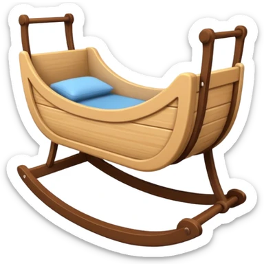 modern cradle sticker