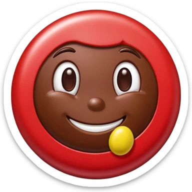 M&m chocolate sticker