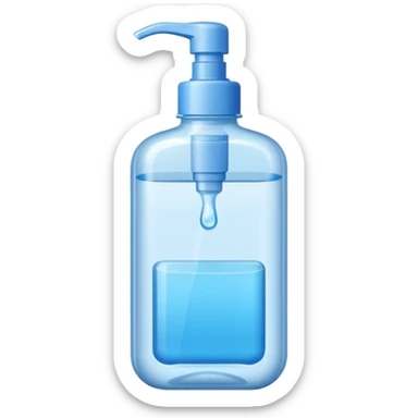 liquid sanitizer sticker