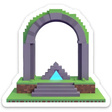 Minecraft End portal sticker