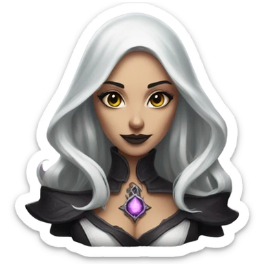 Liliana Vess, the necromancer from Magic sticker