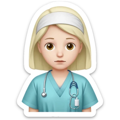 persona enferma  sticker