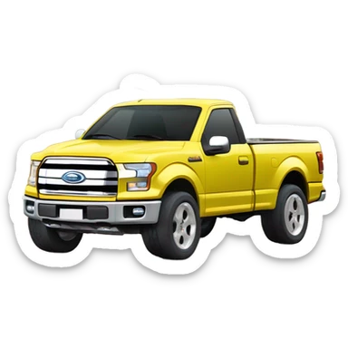 SpongeBob driving a f150 platinum truck 2025 he will be wearing Oakley sunglasses and smoking  sticker