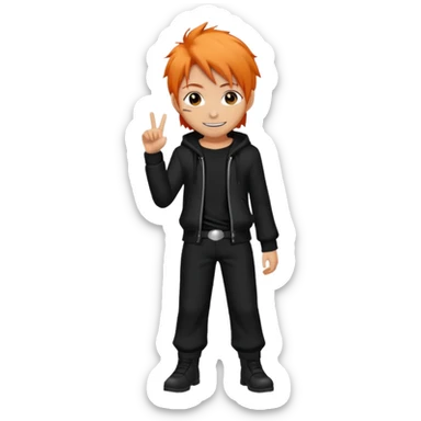 Ichigo Kurosaki rocking sticker