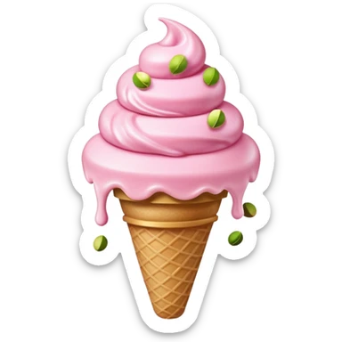 Pink Ice corram pistachio sticker