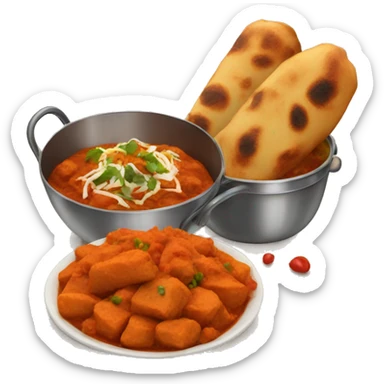 Indian food sticker