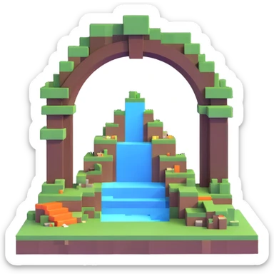 Minecraft End portal sticker