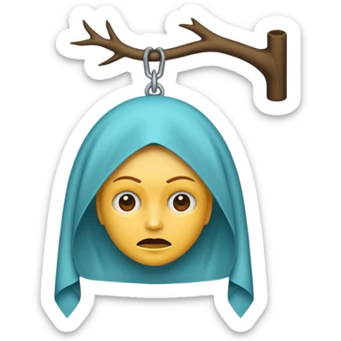 Dead hangwoman sticker