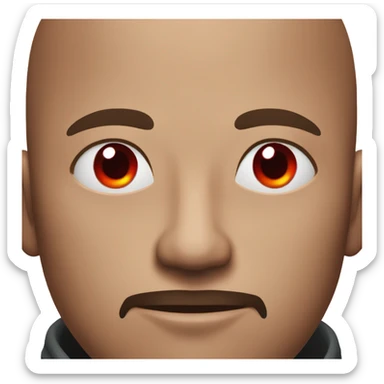 red eyes MAN sticker