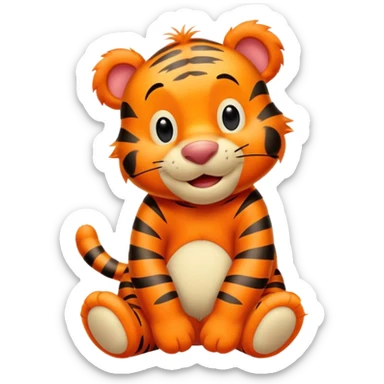 tigger from winnie the pooh sticker
