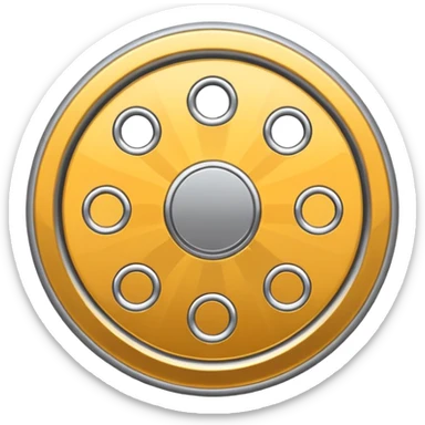 Genrate for me a settings wheel like an iphone sticker