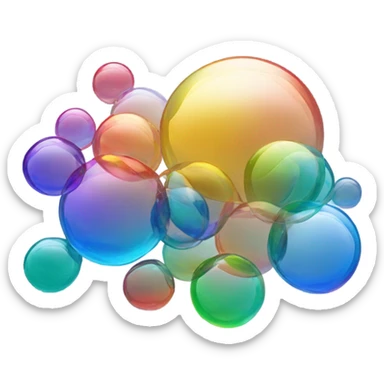 Bubbles sticker