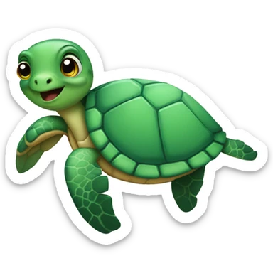 Cute Sea turtle  sticker