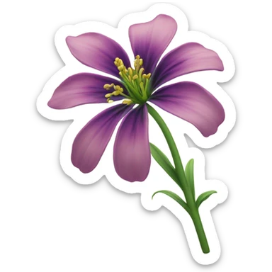 Flower sticker