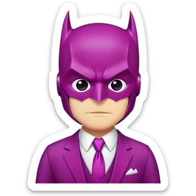 batman with Tmobile colors sticker