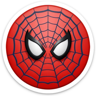 Tobey Maguire Spiderman logo with no spiderman sticker