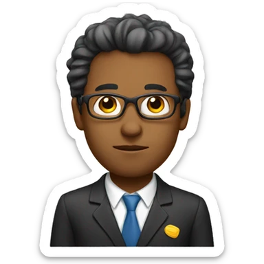 strict teacher sticker