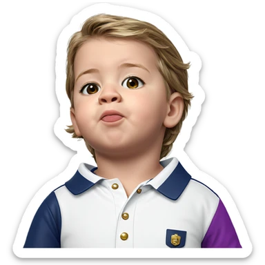 realistic male in uniform sticker