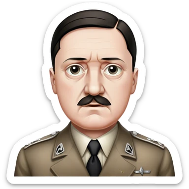 Adolf hitler  sticker