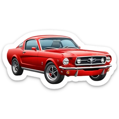 Ford mustang sticker