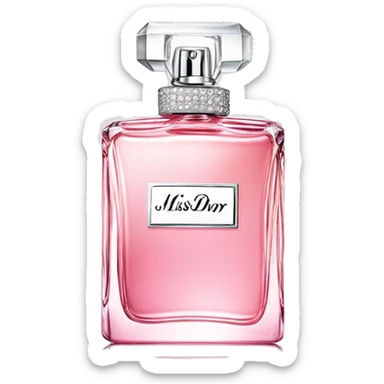 Miss dior perfume sticker