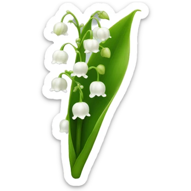 lily of the valley sticker