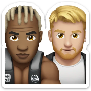 Mike tyson vs jake paul sticker