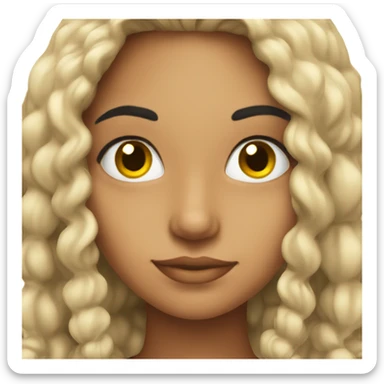 Pretty Latina girl sticker